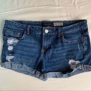 Aeropostale midi jean shorts